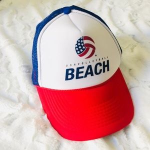 USA Beach Volleyball trucker hat